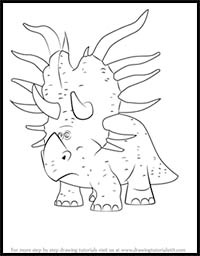 How to Draw Forrest Woodbush from The Good Dinosaur