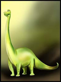 How to Draw Momma Ida from The Good Dinosaur