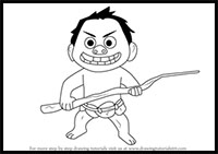 How to Draw Angry Spot from The Good Dinosaur