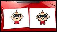 How To Draw Jack Jack From Disney Incredibles 2