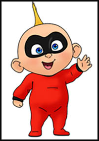 How to Draw Jack-Jack from The Incredibles