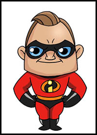 How to Draw Mr. Incredible