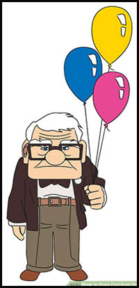 How to Draw Carl from Up