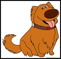 How to Draw Dug from Up