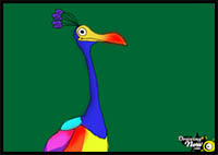 How to Draw Kevin The Bird from Up