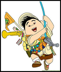 How to Draw Russell from Up