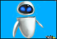 How to Draw Eve from The Movie Wall-E
