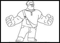 How to Draw Wreck-It Ralph