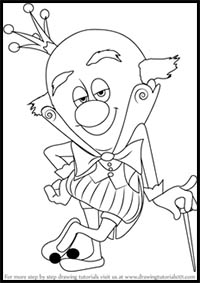 How to Draw King Candy from Wreck-It Ralph