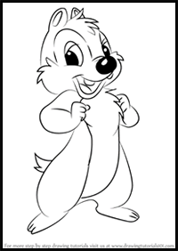 How to Draw Dale from Chip and Dale