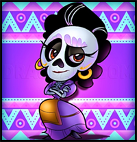Draw Mamá Imelda from Coco