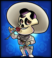 How to Draw Ernesto de la Cruz from Coco