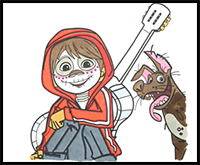 Disney Pixar Coco Movie Coloring Pages