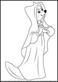 How to Draw Maid Marian from Robin Hood