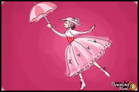 How to Draw Mary Poppins