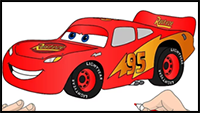 How to Draw Lightning McQueen