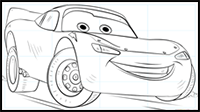How to Draw Lightning McQueen