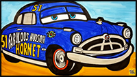 How to Draw Doc Hudson Hornet Cars 3