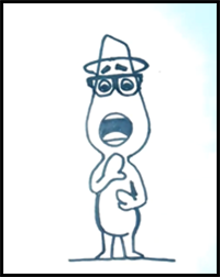 How to Draw Joe Gardner from Soul Disney Pixar