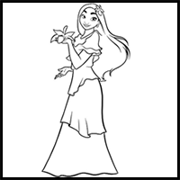 How to draw Isabela Madrigal