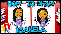 How To Draw Isabela From Encanto