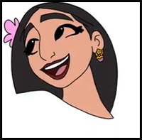 How to Draw Isabela Madrigal from Encanto
