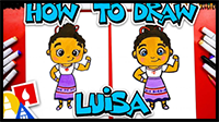 How To Draw Luisa From Encanto