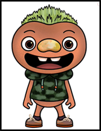 How to Draw Clod from Elemental | Disney Pixar