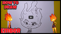 How to Draw Ember | Elemental | Drawing Tutorial