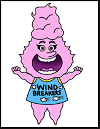 How to Draw Gale from Elemental