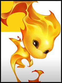 How to Draw Stylized Flames | Elemental Fire Character Design