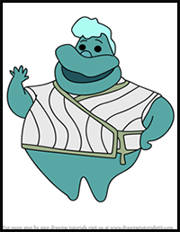 How to Draw Harold Ripple from Elemental