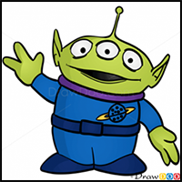 How to Draw Squeeze Aliens, Toy Story
