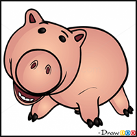 How to Draw Hamm, Toy Story