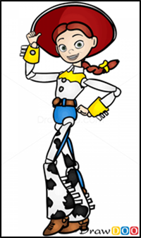 How to Draw Jessie, Toy Story