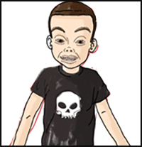 How to Draw Sid from Toy Story