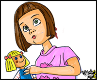 How to Draw Hannah from Toy Story