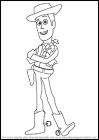 How to Draw Sheriff Woody from Toy Story
