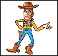 How to Draw Woody from Toy Story