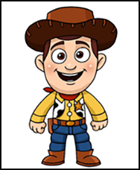 How to Draw Toy Story | Woody | Step-by-Step Tutorial