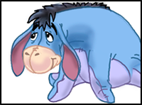 How to Draw Eeyore Winnie the Pooh