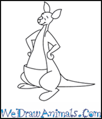 How to Draw Kanga From Winnie The Pooh in 8 Easy Steps