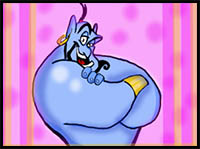 How to Draw Genie from Aladdin