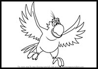 How to Draw Lago from Aladdin