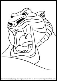 How to Draw Tiger God from Aladdin