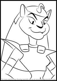 How to Draw Mirage from Aladdin