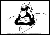 How to Draw Farouk from Aladdin