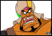 How to Draw Razoul from Aladdin