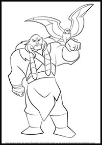 How to Draw Shan Yu from Mulan