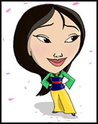 How to Draw Chibi Mulan